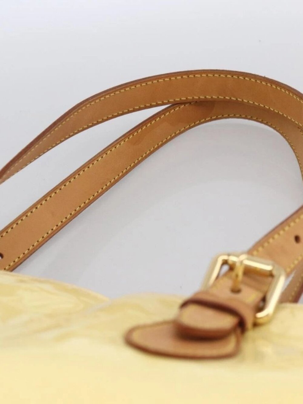 LOUIS VUITTON Monogram Vernis Brentwood Shoulder Bag Perle M91512 LV Auth ka2652 - Picture 8 of 15